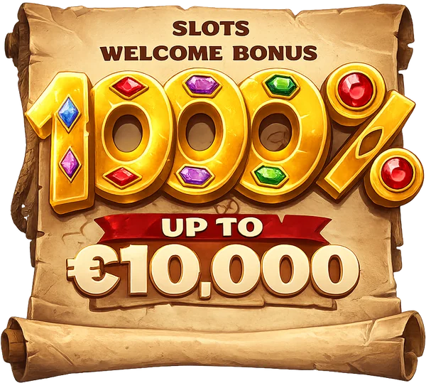 Willkommensbonus auf Slots: 1000% bis zu 10.000 €